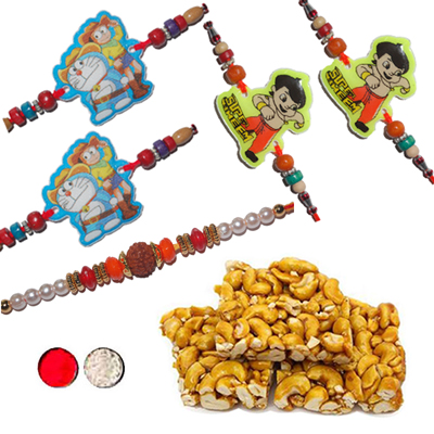 "Family Rakhis - code FH03 - Click here to View more details about this Product